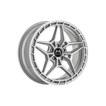 Ζάντα Motec MCT16 Futura 8.5x19 5x114.3 ET45 Silver Rim Polished 72.6