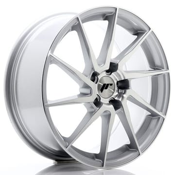 Ζάντα Japan Racing JR36 18x8 ET35 5x120 Silver Brushed Face