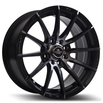 Ζάντα Forzza Atom 7x15 4x100/108 ET25 73,1 Black Magic Face Machined