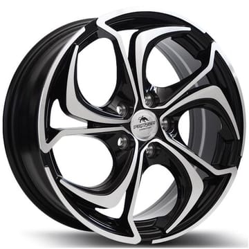 Ζάντα Forzza Aktia 6,5x16 5x100 ET38 TT1235 73,1 Black Face Machined