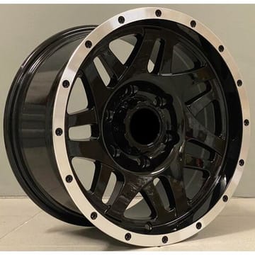 Ζάντα 4x4 4x4 1509 8x15 5x139.7 ET0 Black Glossy Lip