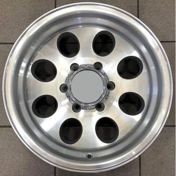Ζάντα 4x4 4x4 171 8x16 6x139.7 ET-25 Silver Face Machined