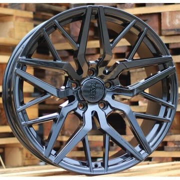 Ζάντα Haxer Haxer 17 8.5x19 5x108 ET40 Black Glossy