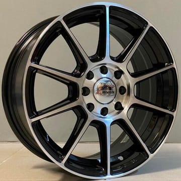 Ζάντα AG Wheels AG Wheels 2803 7x16 10x108/112 ET42 Black Face Machined