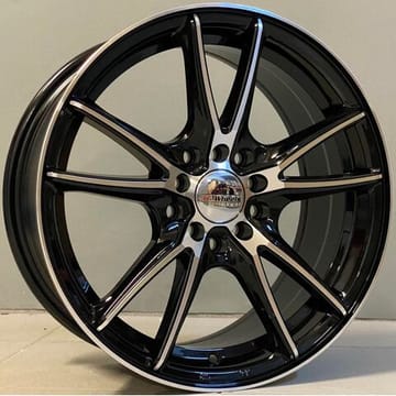 Ζάντα AG Wheels AG Wheels 3373 7.5x17 10x100/114.3 ET42 Black Face Machined